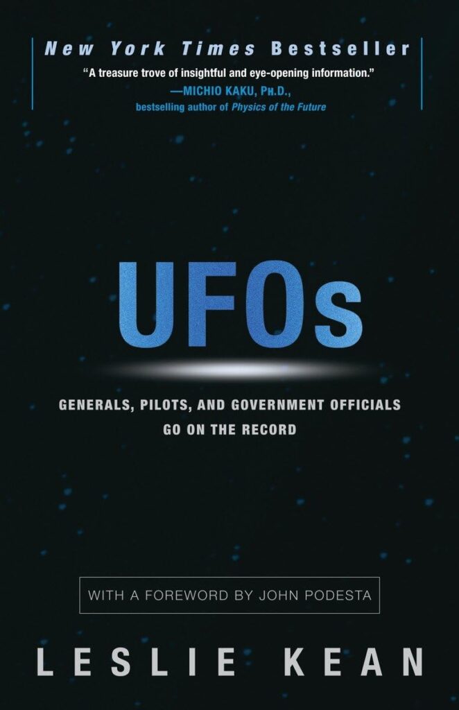 UFOs Generals Pilots and Government Officials by Leslie Kean book cover