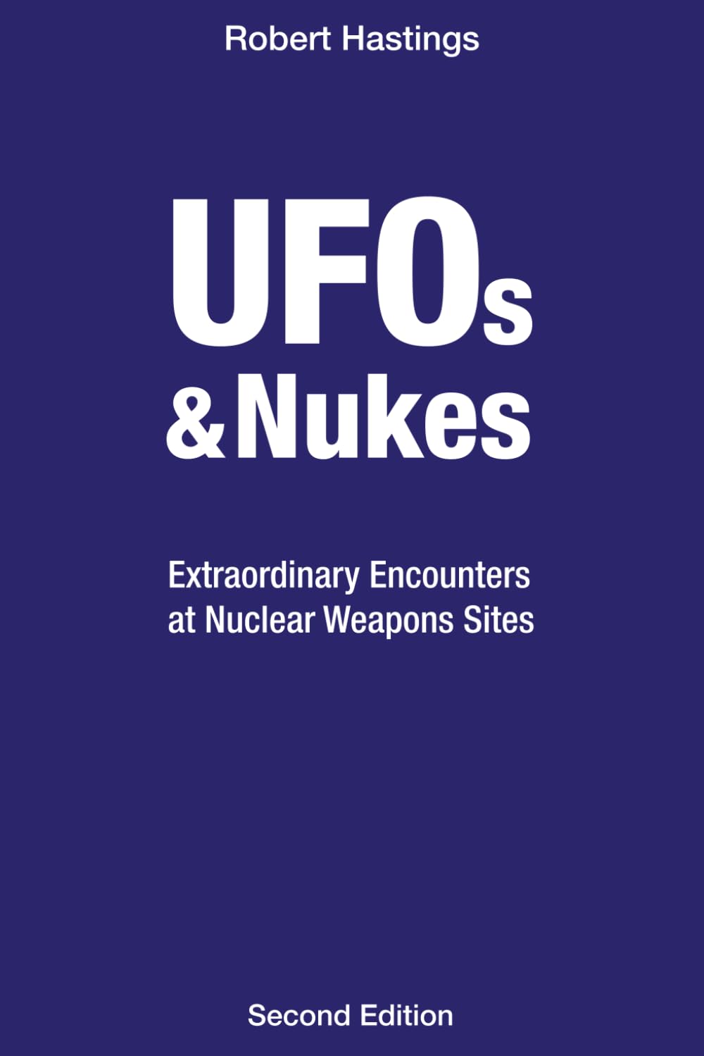 UFOs and Nukes by Robert Hastings audiobook cover - nuclear weapons sites UAP encounters