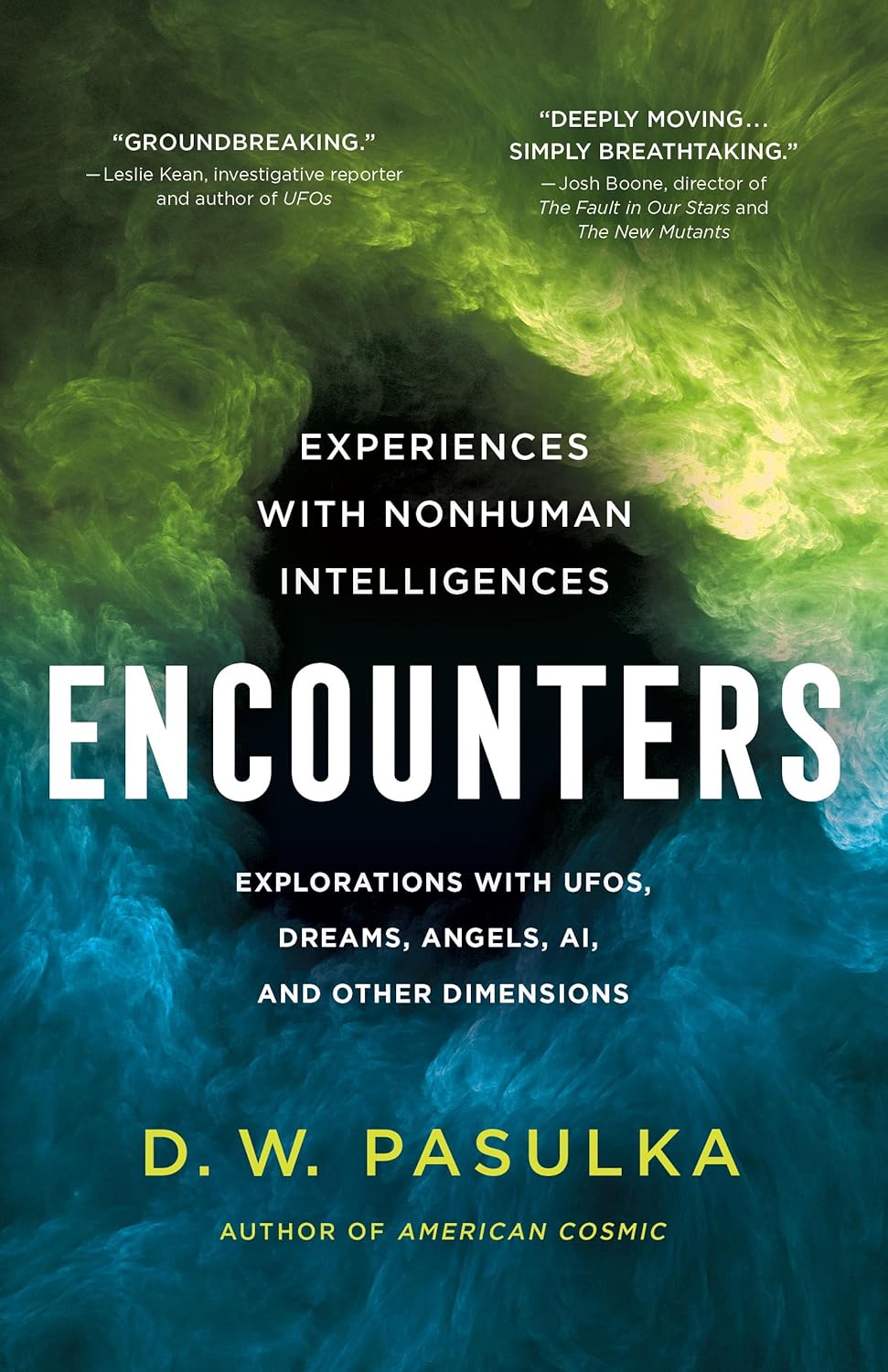 Encounters: Experiences with Nonhuman Intelligences by Diana Pasulka book cover