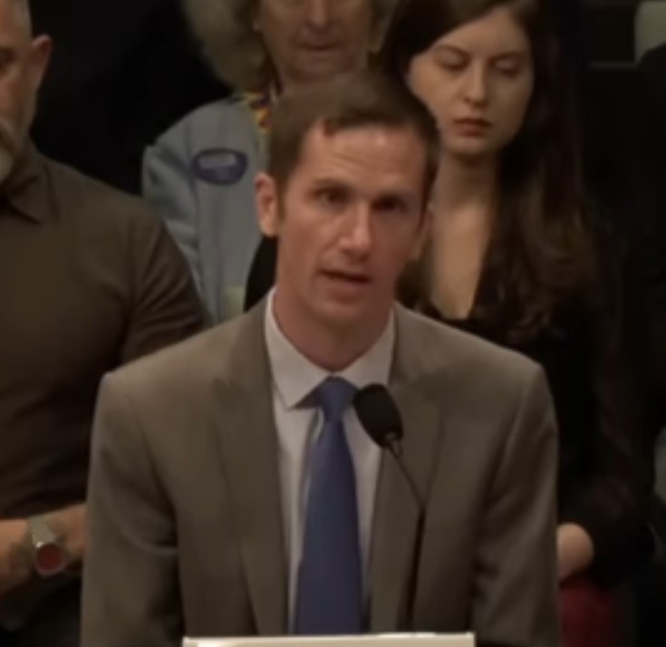 Dylan Borland testifies before the House Committee on Oversight and Government Reform, September 9, 2025