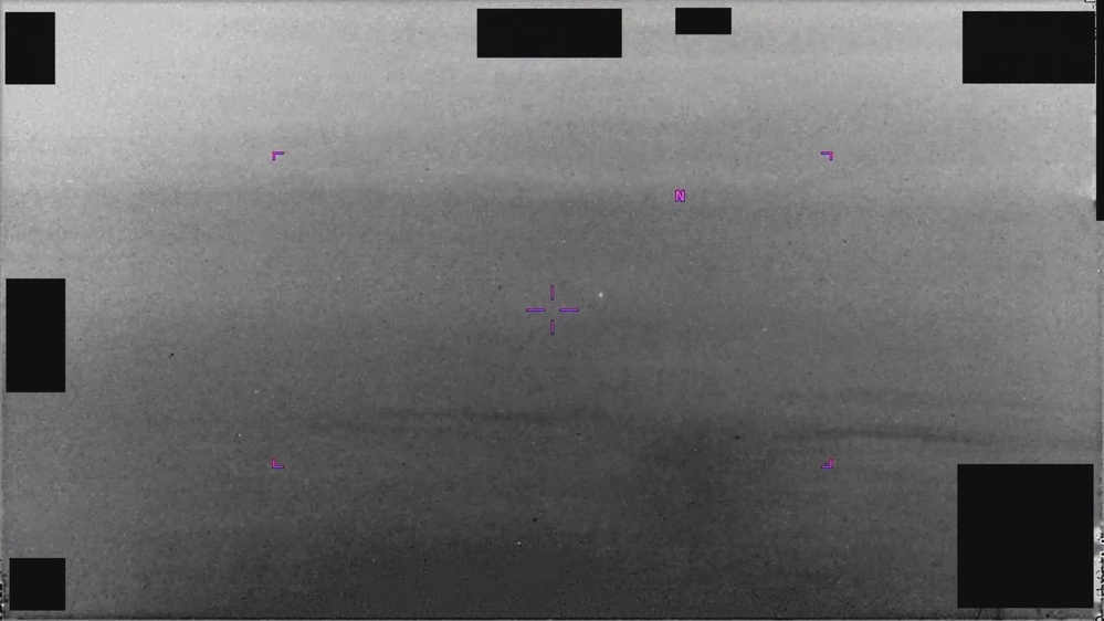 Official U.S. DoD infrared UAP footage, INDOPACOM 2024, DOW-UAP-PR48. Source: DVIDS / AARO. Public domain.