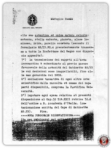 Second reproduction of a 1933 telegram from the Magenta case documents, allegedly threatening journalists with arrest