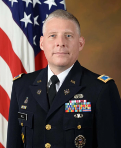 Official U.S. Army portrait of Colonel (ret.) Karl E. Nell in dress uniform