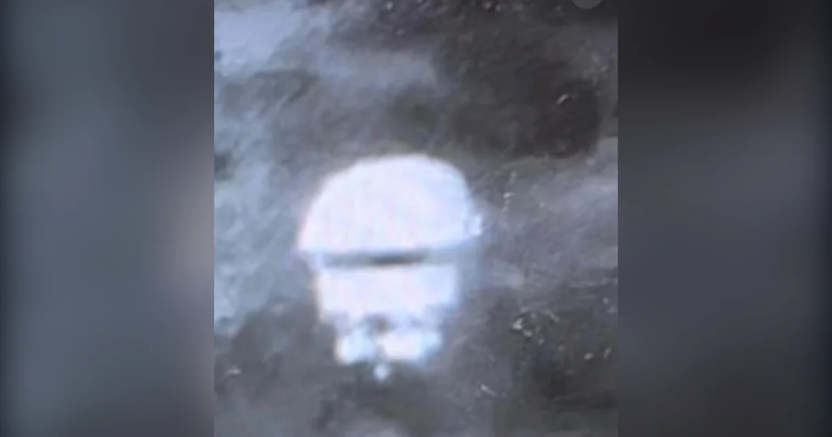 Still from security camera footage of the unidentified aerial object that crossed from Lebanon into the Western Galilee on October 10, 2026 (image: Ynet)
